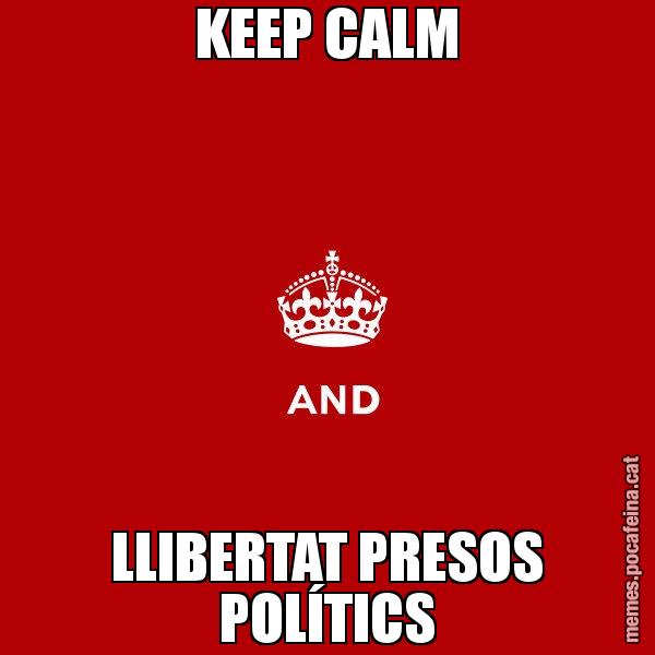 KEEP CALM LLIBERTAT PRESOS POLÍTICS - Keep
