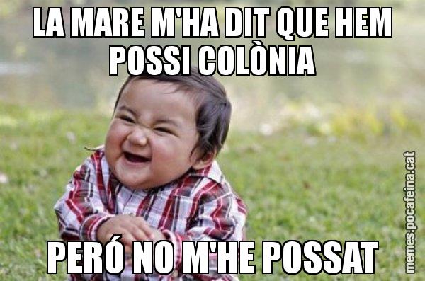LA MARE M'HA DIT QUE HEM POSSI COLÒNIA PERÓ NO M'HE POSSAT - El diabòlic nen asiàtic