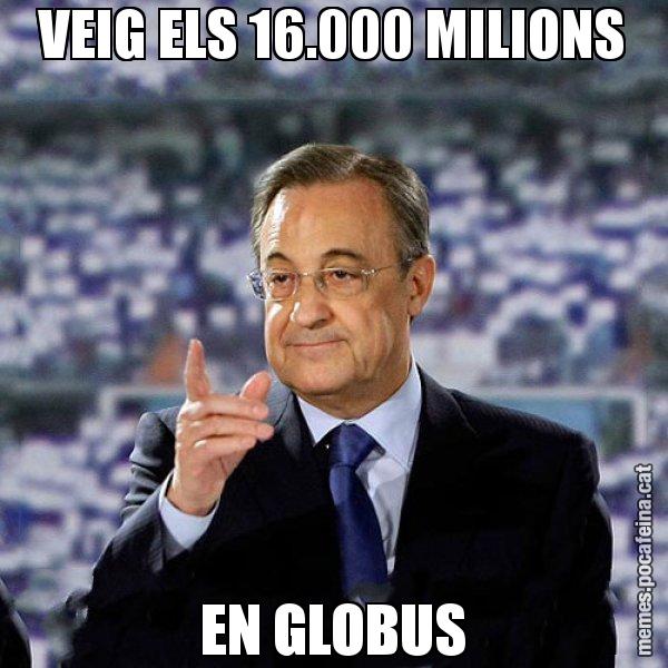 VEIG ELS 16.000 MILIONS EN GLOBUS - Florentino