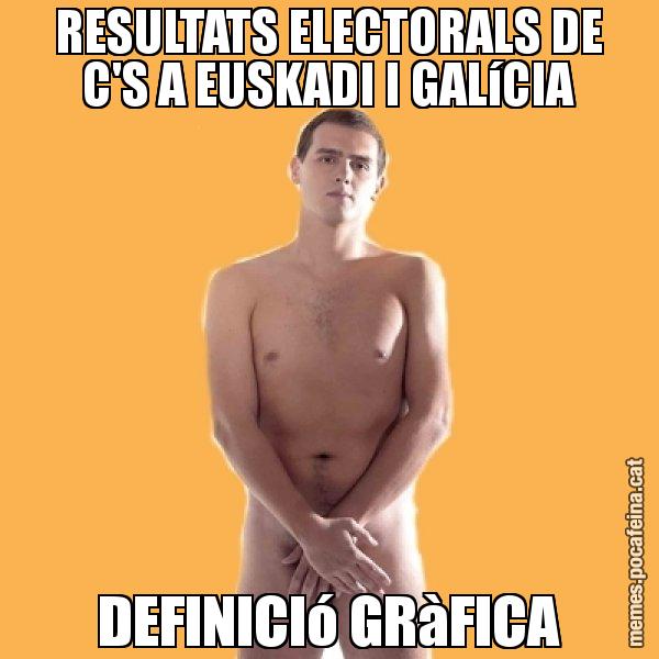 RESULTATS ELECTORALS DE C'S A EUSKADI I GALíCIA DEFINICIó GRàFICA - Albert Rivera