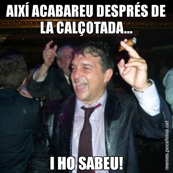 AIXÍ ACABAREU DESPRÉS DE LA CALÇOTADA... I HO SABEU! - Laporta de Festa