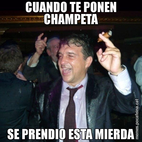 CUANDO TE PONEN CHAMPETA SE PRENDIO ESTA MIERDA - Laporta de Festa