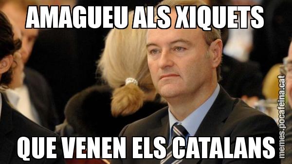 AMAGUEU ALS XIQUETS QUE VENEN ELS CATALANS