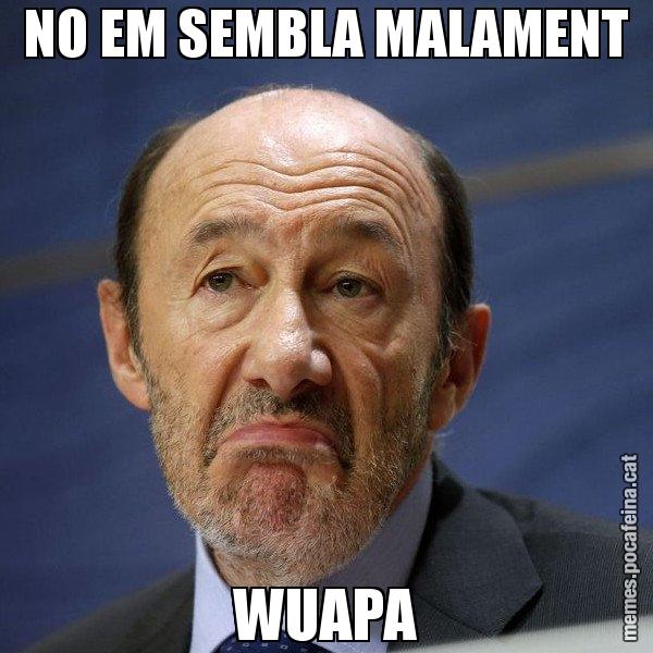 NO EM SEMBLA MALAMENT WUAPA - Rubalcaba