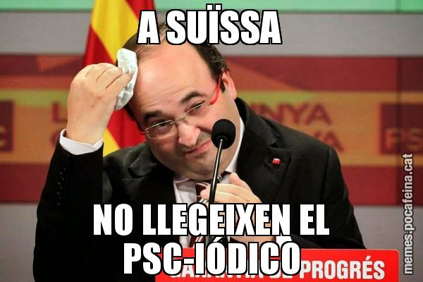 A SUÏSSA NO LLEGEIXEN EL PSC-IÓDICO