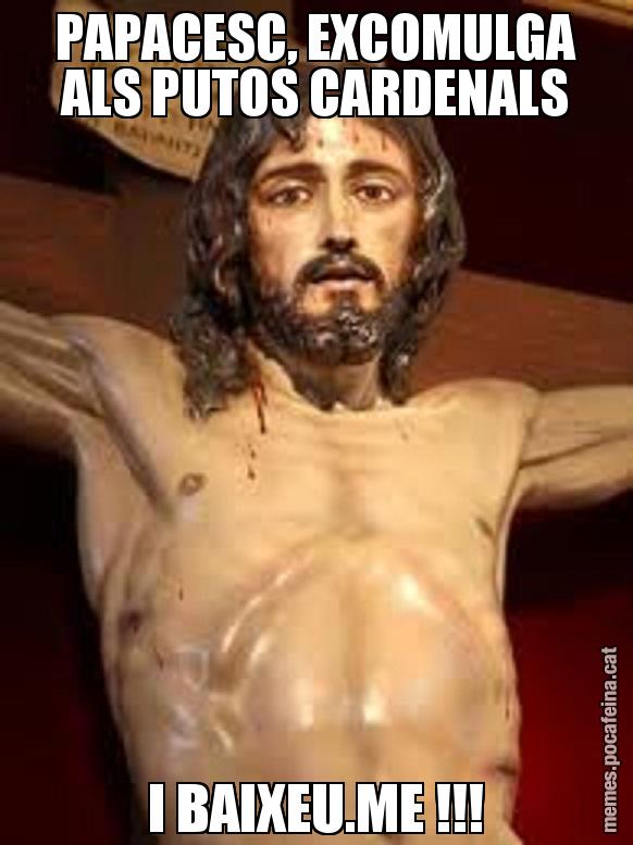 PAPACESC, EXCOMULGA ALS PUTOS CARDENALS I BAIXEU.ME !!!