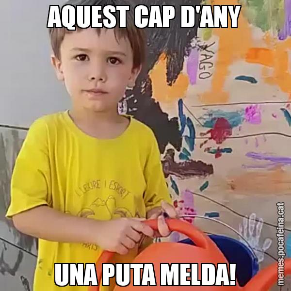 AQUEST CAP D'ANY UNA PUTA MELDA!