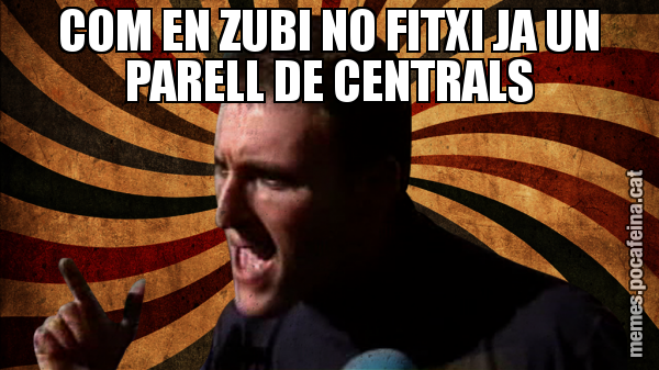 COM EN ZUBI NO FITXI JA UN PARELL DE CENTRALS