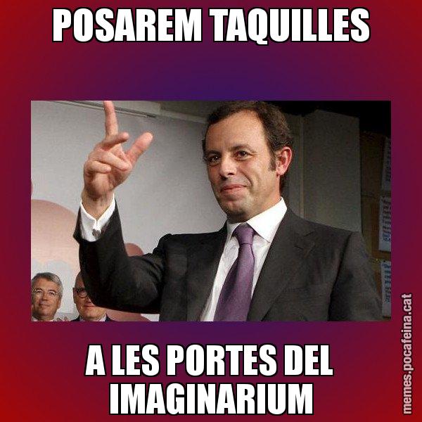 POSAREM TAQUILLES A LES PORTES DEL IMAGINARIUM - Sandro Rossell
