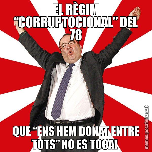 EL RÈGIM “CORRUPTOCIONAL” DEL 78 QUE “ENS HEM DONAT ENTRE TOTS” NO ES TOCA! - Miquel Iceta - 27S