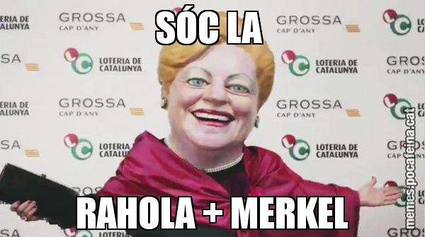 SÓC LA  RAHOLA + MERKEL - La Grossa de cap d'any