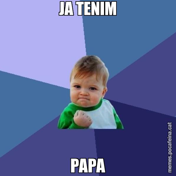 JA TENIM PAPA - Success Kid
