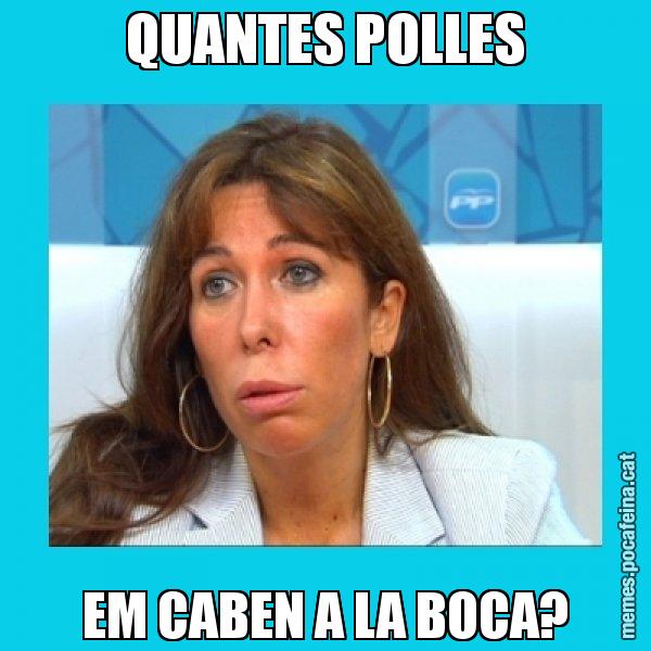 QUANTES POLLES EM CABEN A LA BOCA? - Alícia Sánchez Camacho