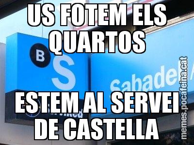 US FOTEM ELS QUARTOS ESTEM AL SERVEI DE CASTELLA