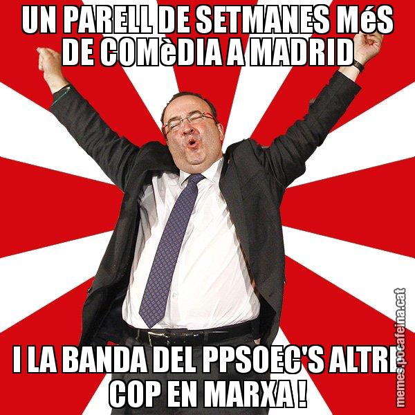 UN PARELL DE SETMANES MéS DE COMèDIA A MADRID I LA BANDA DEL PPSOEC'S ALTRE COP EN MARXA ! - Miquel Iceta - 27S