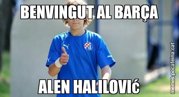 BENVINGUT AL BARÇA ALEN HALILOVIć