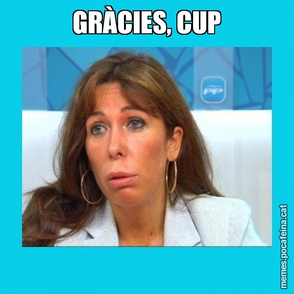 GRÀCIES, CUP - Alícia Sánchez Camacho