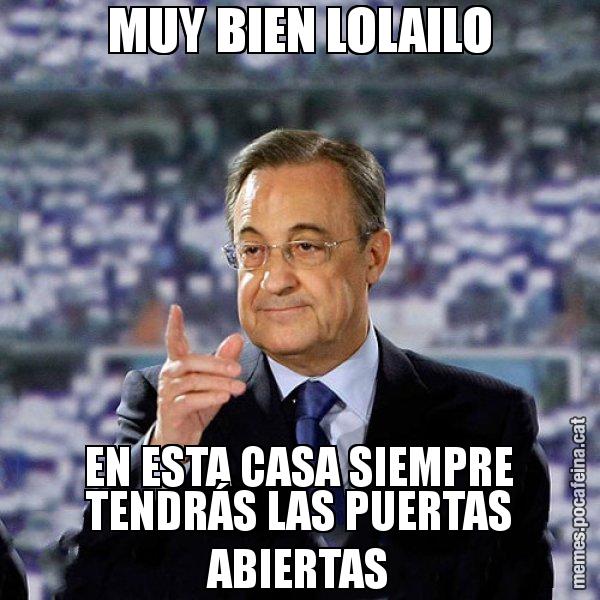 MUY BIEN LOLAILO EN ESTA CASA SIEMPRE TENDRÁS LAS PUERTAS ABIERTAS - Florentino