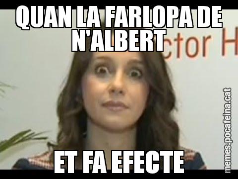 QUAN LA FARLOPA DE N'ALBERT ET FA EFECTE