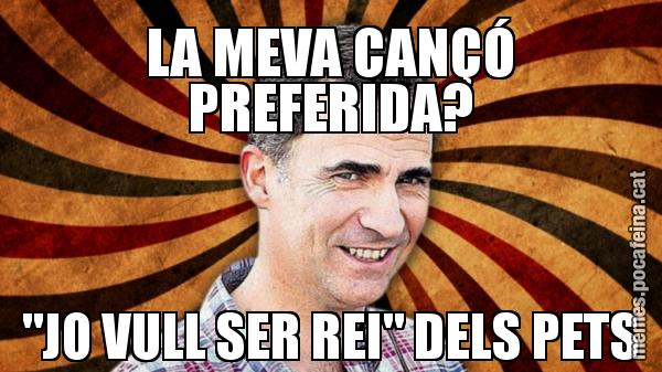 LA MEVA CANÇÓ PREFERIDA? "JO VULL SER REI" DELS PETS