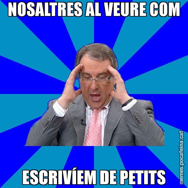 NOSALTRES AL VEURE COM ESCRIVÍEM DE PETITS - Cuní Telepatia