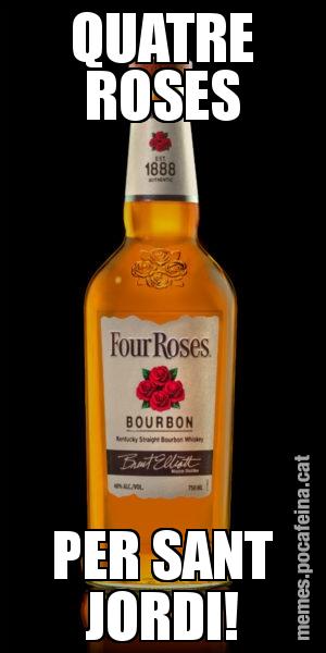 QUATRE ROSES PER SANT JORDI!