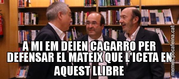 A MI EM DEIEN CAGARRO PER DEFENSAR EL MATEIX QUE L'ICETA EN AQUEST LLIBRE