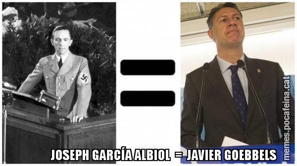 JOSEPH GARCÍA ALBIOL  =  JAVIER GOEBBELS