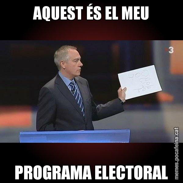 AQUEST ÉS EL MEU PROGRAMA ELECTORAL - Navarro Paper