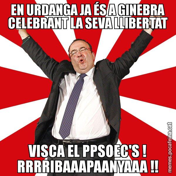 EN URDANGA JA ÉS A GINEBRA CELEBRANT LA SEVA LLIBERTAT VISCA EL PPSOEC'S ! RRRRIBAAAPAANYAAA !! - Miquel Iceta - 27S