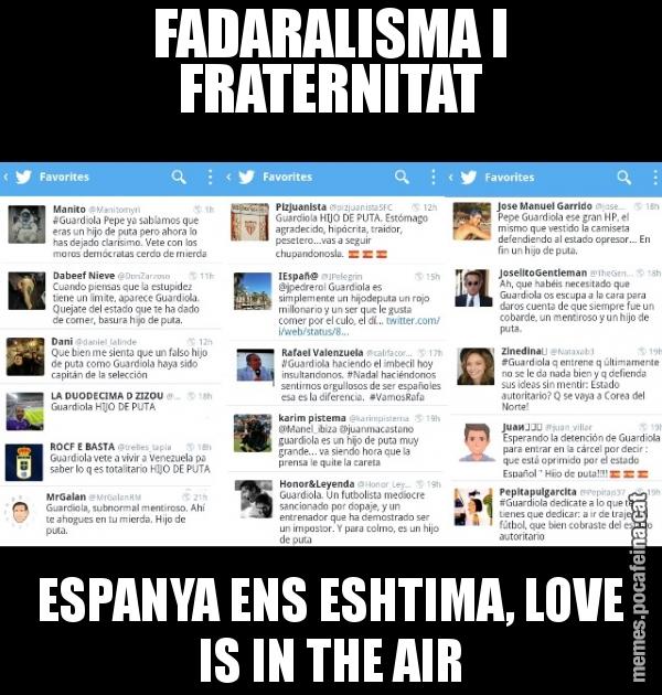 FADARALISMA I FRATERNITAT ESPANYA ENS ESHTIMA, LOVE IS IN THE AIR