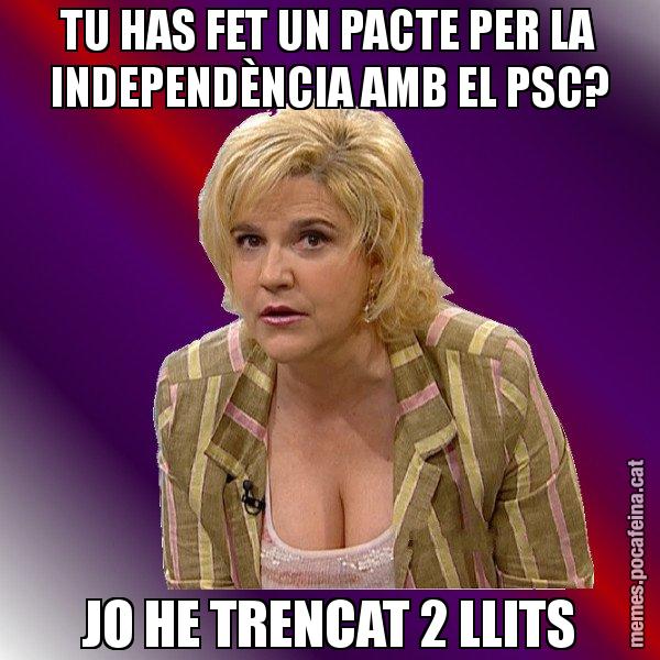 TU HAS FET UN PACTE PER LA INDEPENDÈNCIA AMB EL PSC? JO HE TRENCAT 2 LLITS - Pilar Rahola