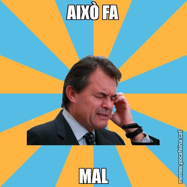 AIXÒ FA MAL - Artur Mas Turbat