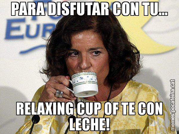 PARA DISFUTAR CON TU... RELAXING CUP OF TE CON LECHE! - Ana Botella relaxing cup