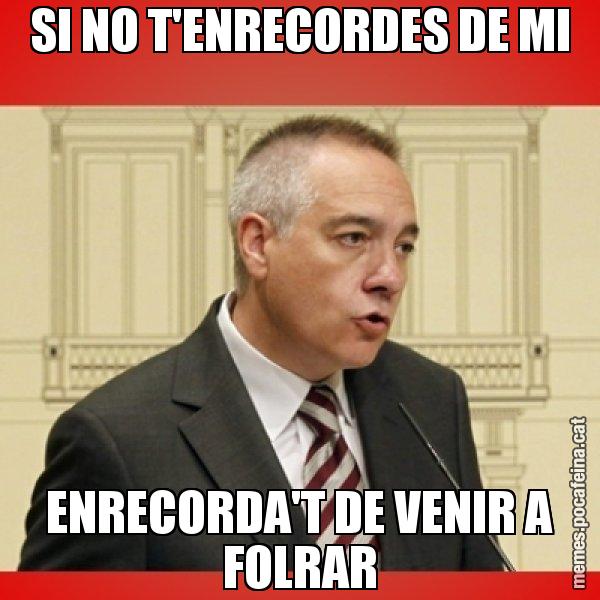 SI NO T'ENRECORDES DE MI ENRECORDA'T DE VENIR A FOLRAR - Pere Navarro