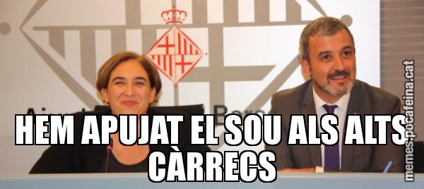 HEM APUJAT EL SOU ALS ALTS CÀRRECS