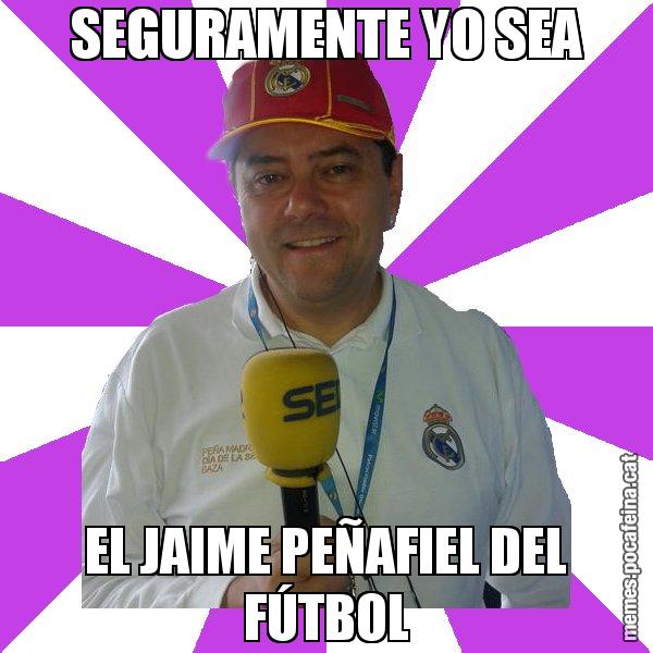 SEGURAMENTE YO SEA EL JAIME PEÑAFIEL DEL FÚTBOL - Tomás Roncero