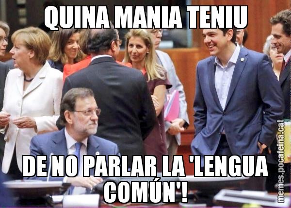 QUINA MANIA TENIU DE NO PARLAR LA 'LENGUA COMÚN'!