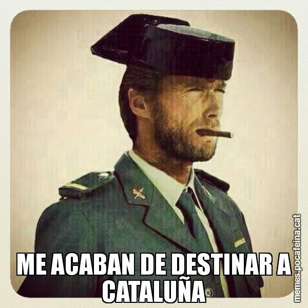 ME ACABAN DE DESTINAR A CATALUÑA