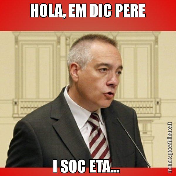 HOLA, EM DIC PERE I SOC ETA... - Pere Navarro