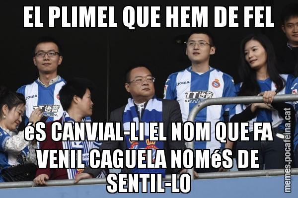 EL PLIMEL QUE HEM DE FEL éS CANVIAL-LI EL NOM QUE FA VENIL CAGUELA NOMéS DE SENTIL-LO
