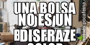 UNA BOLSA DE LA BASURA DE COLOR NO ES UN DISFRAZ