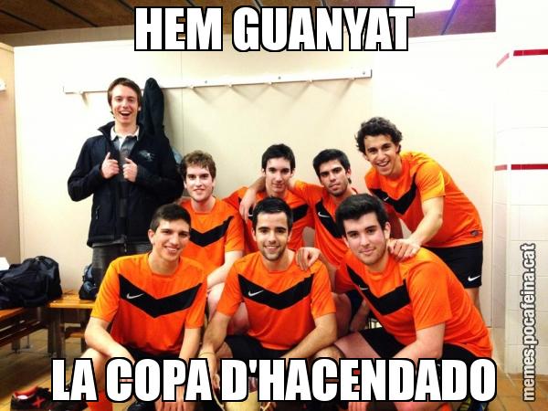 HEM GUANYAT LA COPA D'HACENDADO