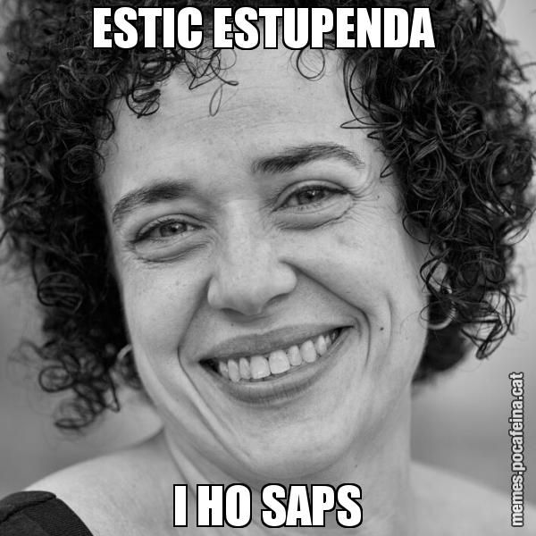 ESTIC ESTUPENDA  I HO SAPS