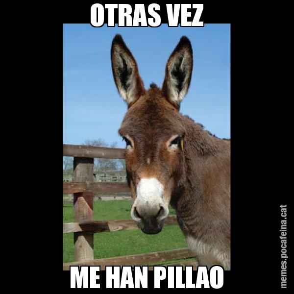 OTRAS VEZ ME HAN PILLAO - El burro Català