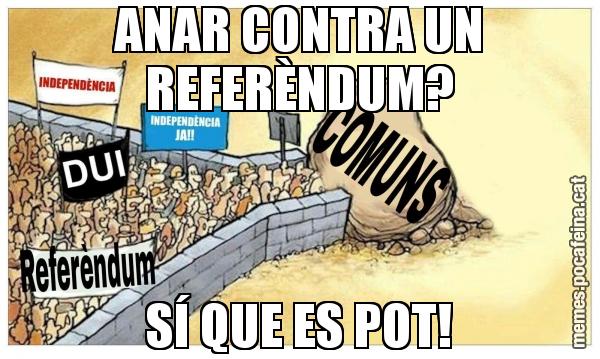 ANAR CONTRA UN REFERÈNDUM? SÍ QUE ES POT!