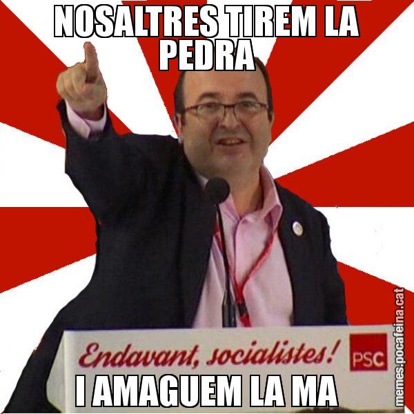 NOSALTRES TIREM LA PEDRA I AMAGUEM LA MA - Miquel Iceta