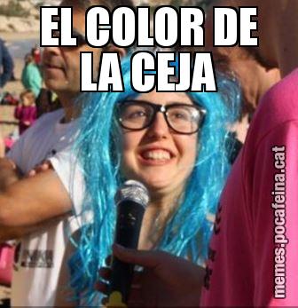 EL COLOR DE LA CEJA