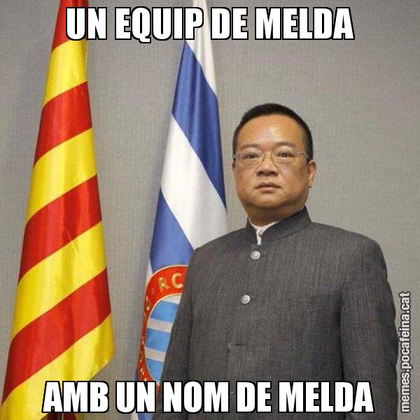UN EQUIP DE MELDA AMB UN NOM DE MELDA - Chen Yansheng