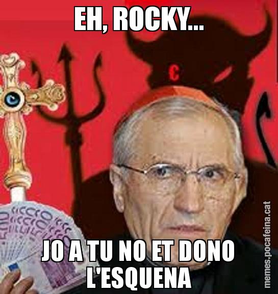 EH, ROCKY... JO A TU NO ET DONO L'ESQUENA